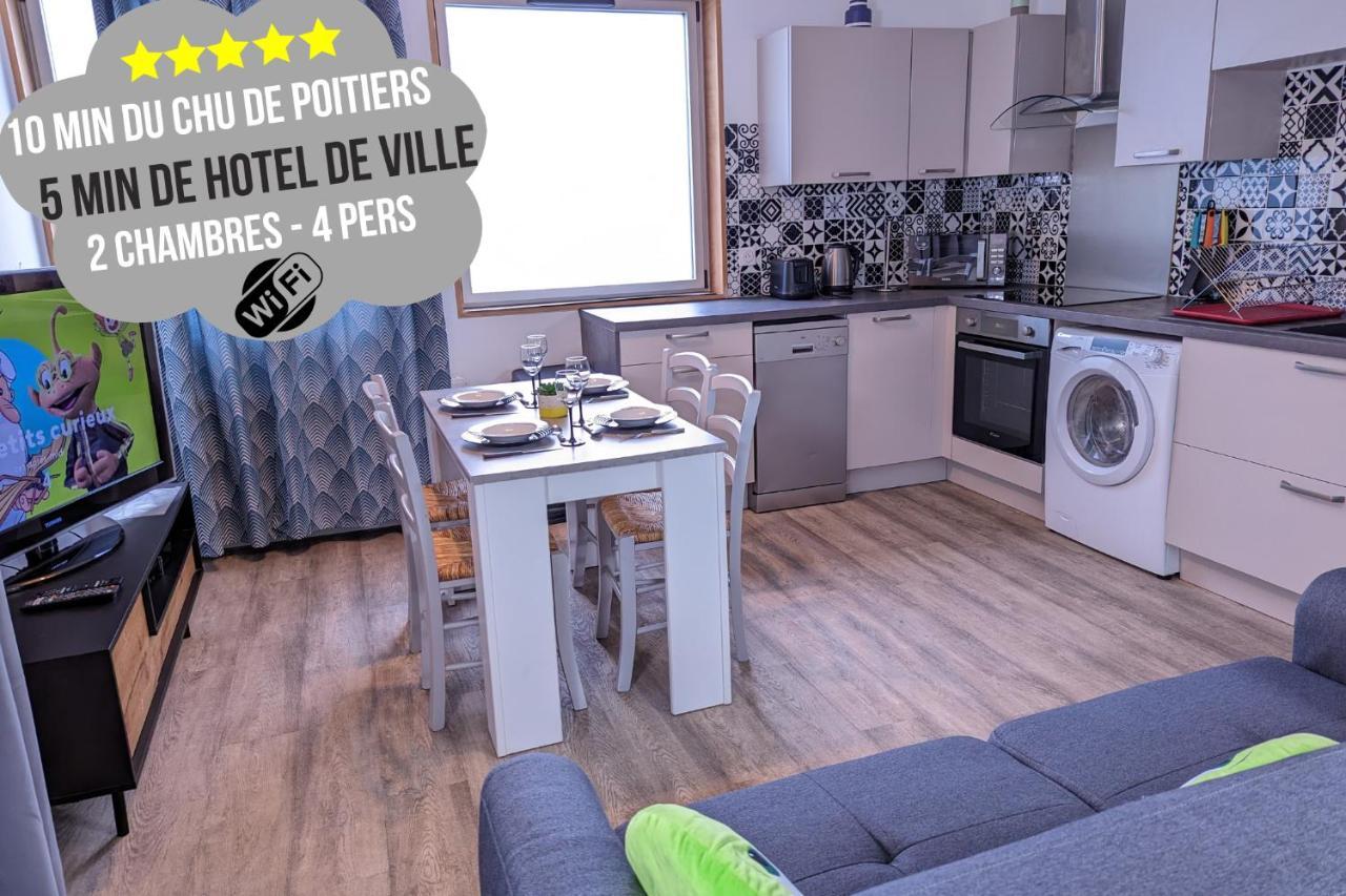 Beau-Jean, Un Cocon Sympa 5 Min A Pied Du Centre-Ville, Parking Prive, A 10 Min Du Chu Poitiers Exterior foto
